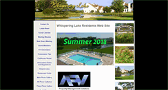 Desktop Screenshot of mywhisperinglake.com